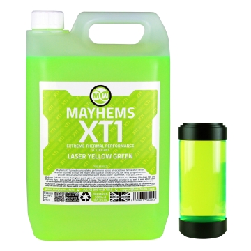 Mayhems - PC Coolant - XT-1 Premix - Thermal Performance Series - 5 Litre - UV Laser Yellow Green