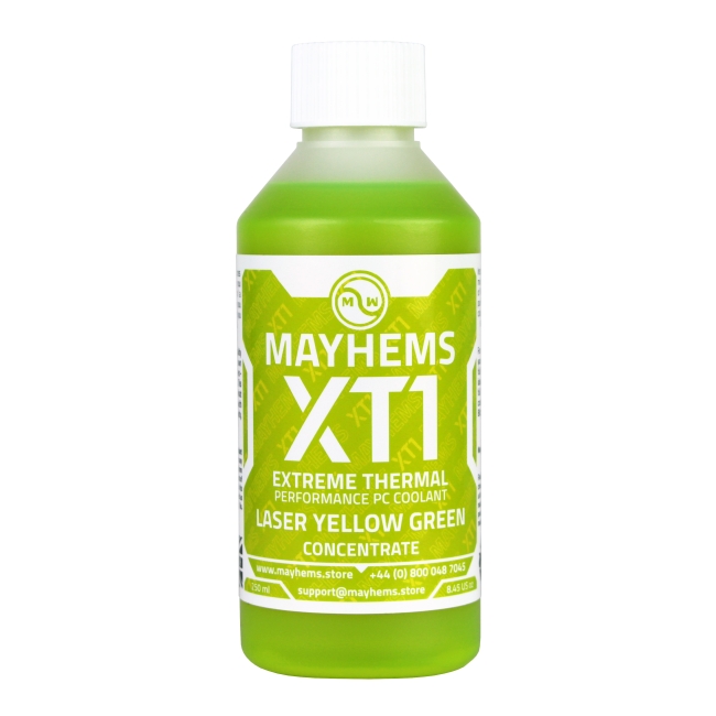 Mayhems XT1 Concentrate Coolant, Laser Yellow Green, 250ml