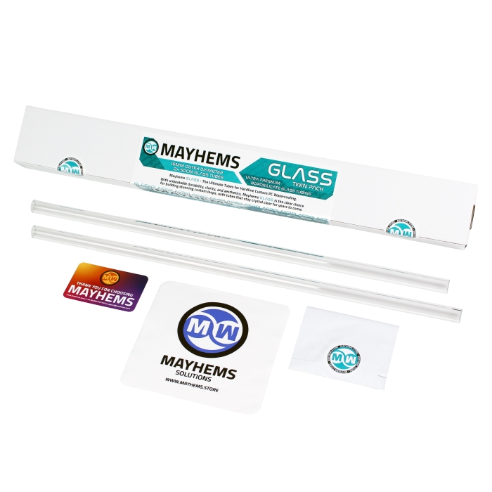 Mayhems - Premium Glass Tubing - 16 mm OD - 2 x 50 cm Lengths