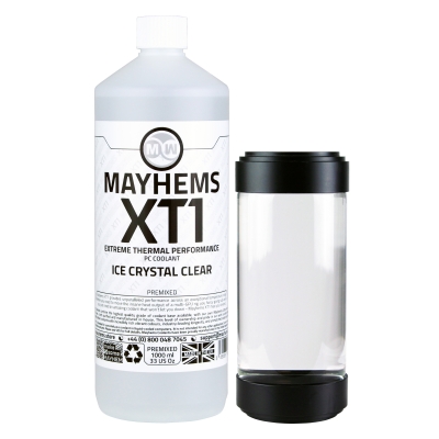 Mayhems - PC Coolant - XT-1 Premix - Thermal Performance Series, 1 Litre, Ice Crystal Clear