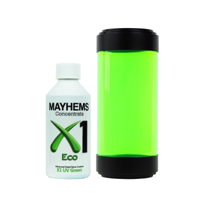 Mayhems - PC Coolant - X1 Concentrate - Eco Friendly Series, UV Fluorescent,  250 ml, Green